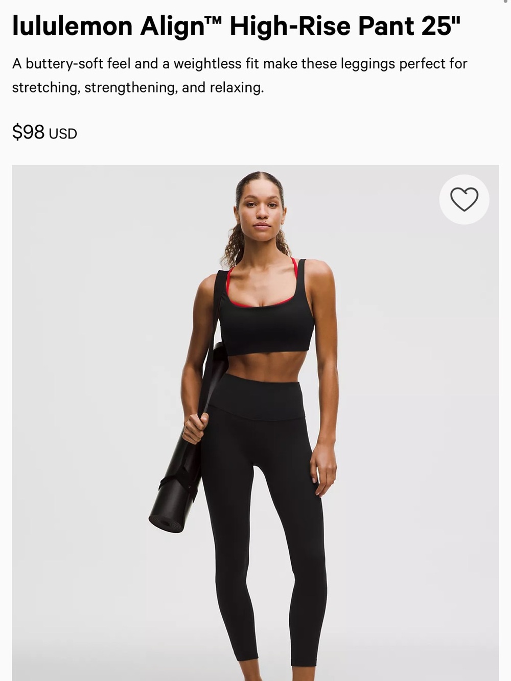 Lululemon Align leggings black